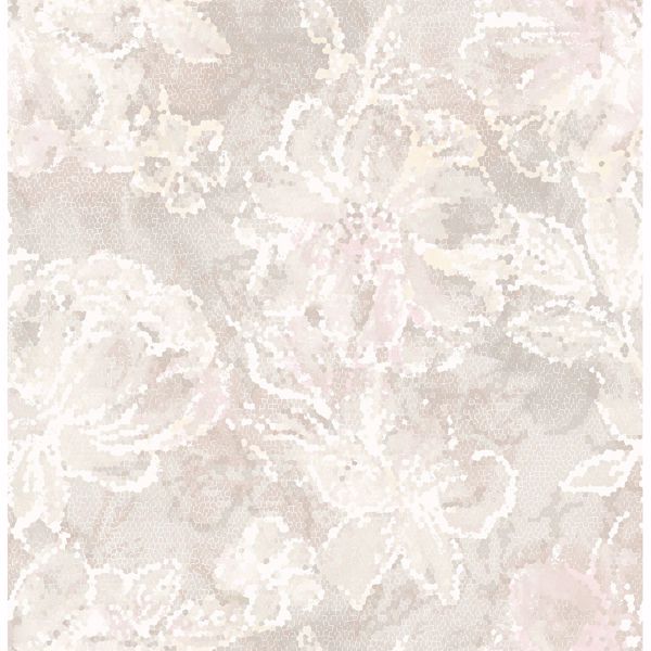 Picture of Allure Blush Floral Wallpaper 