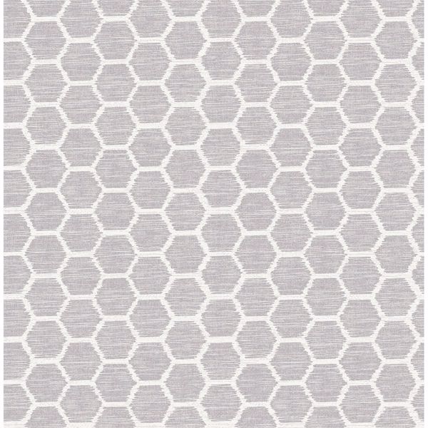 Picture of Aura Lavender Honeycomb Wallpaper 