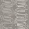 Picture of Zephyr Brown Abstract Stripe Wallpaper