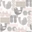 Picture of Hennika Light Pink Patchwork Wallpaper