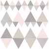 Picture of Trilogy Light Pink Geometric Wallpaper