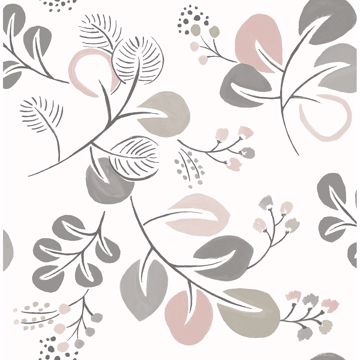 Picture of Jona Light Pink Trail Wallpaper