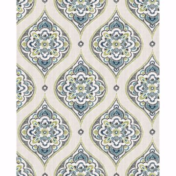 Picture of Adele Green Damask Wallpaper