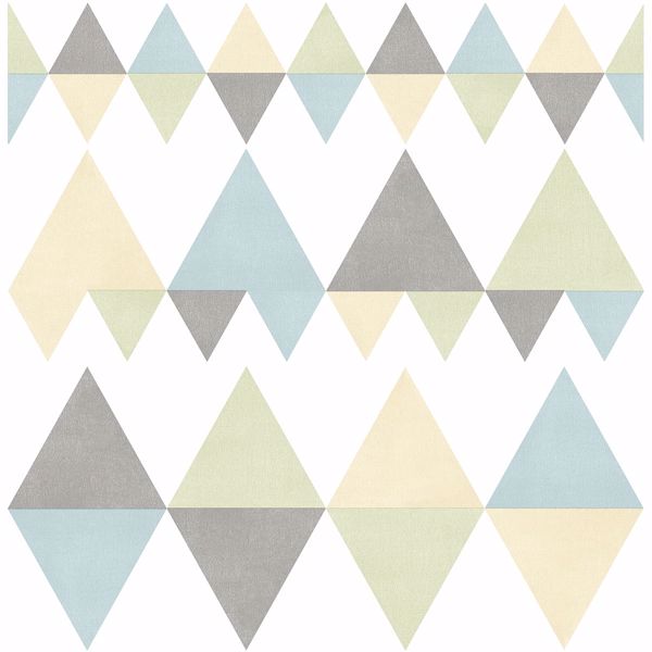 Picture of Trilogy Multicolor Geometric Wallpaper