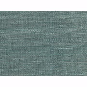 Show details for Laem Teal Grasscloth Wallpaper