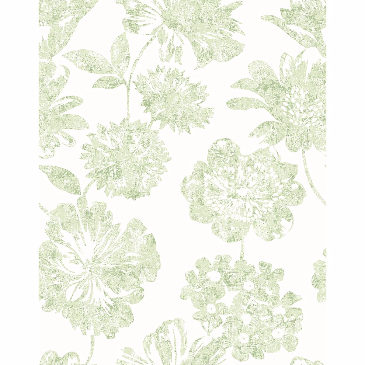 2901-25419 - Folia Light Green Floral Wallpaper - by A-Street Prints