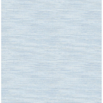 Picture of Agave Bliss Sky Blue Faux Grasscloth Wallpaper