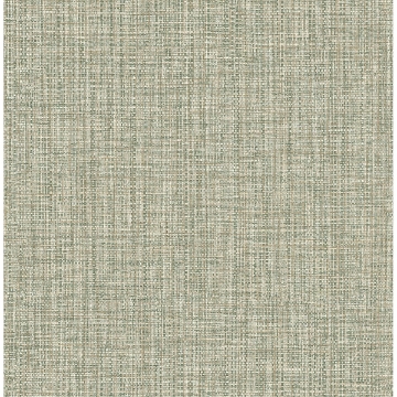 Picture of Rattan Green Woven Wallpaper