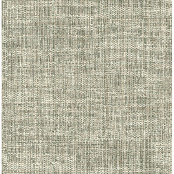 Picture of Rattan Green Woven Wallpaper