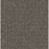 Picture of Gallerie Taupe Geometric Wood Wallpaper