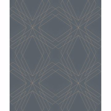Picture of Relativity Charcoal Geometric Wallpaper