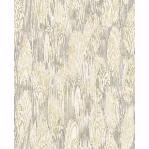 Picture of Monolith Light Yellow Abstract Wood Wallpaper