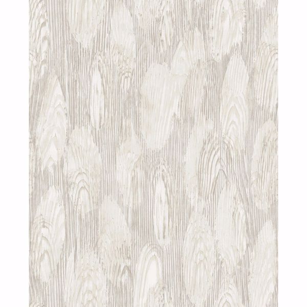 Picture of Monolith Silver Abstract Wood Wallpaper
