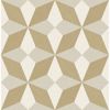 Picture of Valiant Beige Faux Grasscloth Geometric Wallpaper