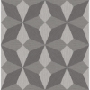 Picture of Valiant Grey Faux Grasscloth Geometric Wallpaper