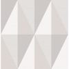 Picture of Aspect Grey Geometric Faux Grasscloth Wallpaper
