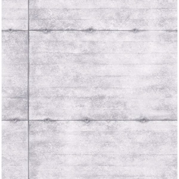 Picture of Reuther Light Grey Smooth Concrete Wallpaper