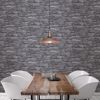 Picture of McGuire Grey Stacked Slate Wallpaper