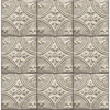 Picture of Cornelius Grey Tin Ceiling Tile Wallpaper