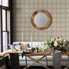 Picture of Cornelius Grey Tin Ceiling Tile Wallpaper