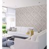 Picture of Carriage House White Geometric Wood Wallpaper