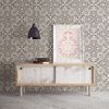 Picture of Florentine Grey Faux Tile Wallpaper