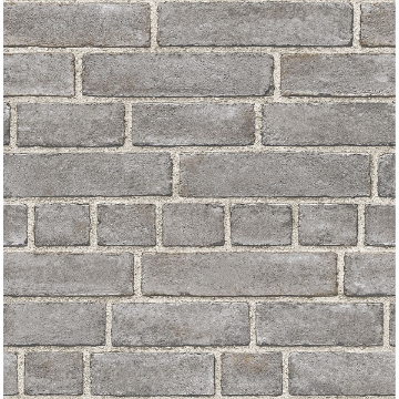 Picture of Façade Grey Brick Wallpaper
