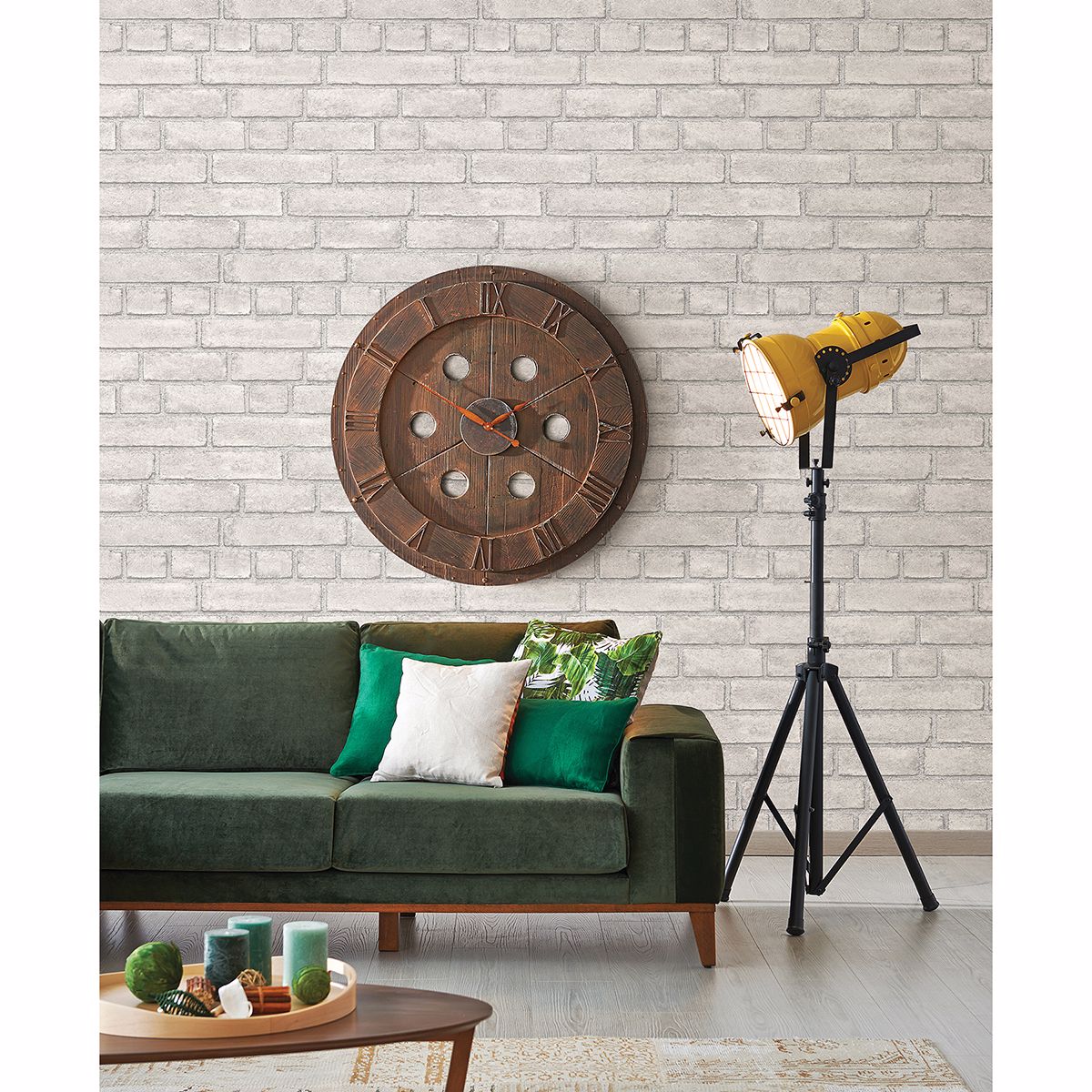 292224051 Façade OffWhite Brick Wallpaper by AStreet Prints