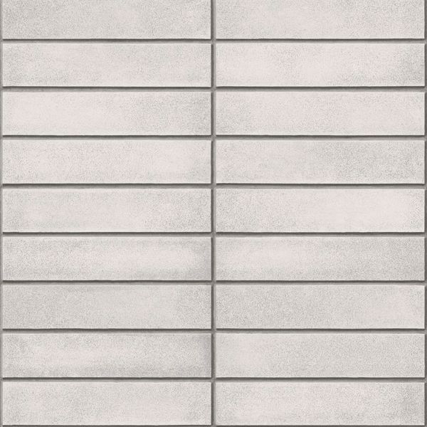 Picture of Midcentury Light Grey Modern Bricks Wallpaper