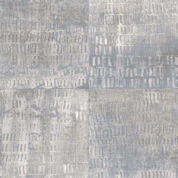 Picture of Conundrum Blue Faux Metal Wallpaper
