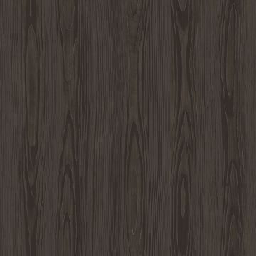 Picture of Tanice Dark Brown Faux Wood Texture Wallpaper