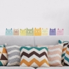Picture of Multicolor Cats Wall Decals