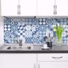 Picture of Blue Cementine Peel and Stick Backsplash