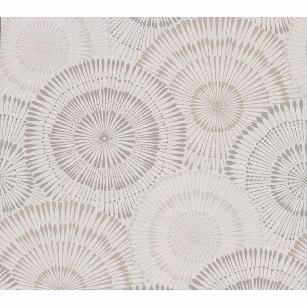 Picture of Howe Neutral Medallions Wallpaper