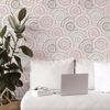 Picture of Howe Multicolor Medallions Wallpaper