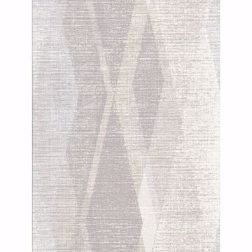 Picture of Torrance Taupe Distressed Geometric Wallpaper