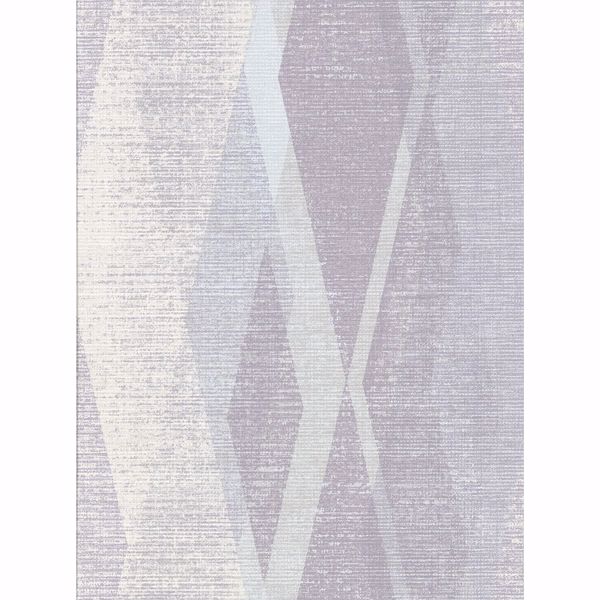 Picture of Torrance Lavender Distressed Geometric Wallpaper