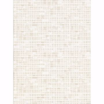 Picture of Clarice Cream Distressed Faux Linen Wallpaper