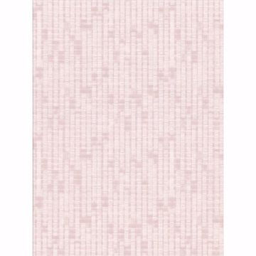 Picture of Clarice Pink Distressed Faux Linen Wallpaper