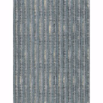 Picture of Annabeth Teal Distressed Stripe Wallpaper
