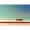 Picture of Bench And Sea Non Woven Wall Mural