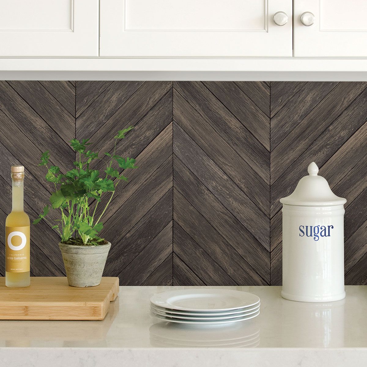 NH3064 Wildwood Walnut Peel and Stick Wallpaper by InHome