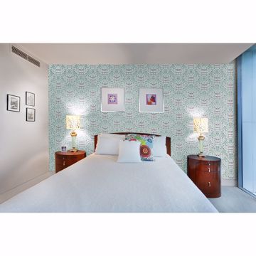 Show details for Kristofer Mint Botanical Wallpaper