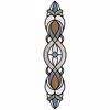 Picture of Blue Bristol Stained Glass Window Decals