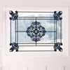 Picture of Blue Medici Stained Glass Window Decals