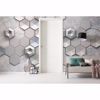 Picture of Concrete Hexagon Wall Mural