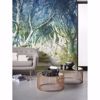 Picture of Blue Whimsical Trees Wall Mural