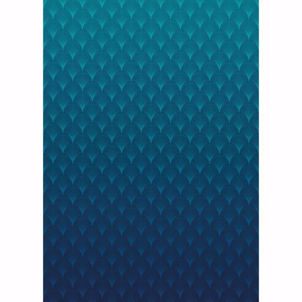 HX4-018 - Electric Blue Wall Mural - by Komar