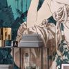 Picture of Green Statuesque Woman Wall Mural