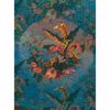 Picture of Antique Blue Leaves Wall Mural